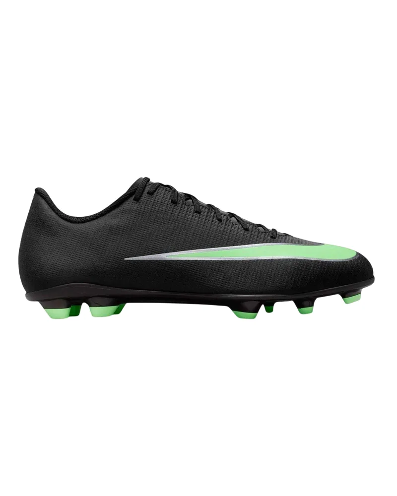 Nike Mercurial Vapor Club 17" Fußballschuhe mit festem Boden für Herren, Mit Stollen (Schwarz/Grün Schwarz