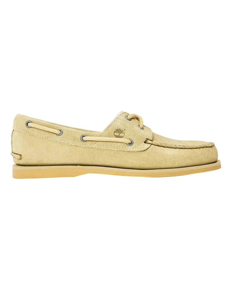 Timberland Classic" Strukturiert Bootsschuhe für Herren, Wildleder, Zum Schnüren (Hellgrün Grün