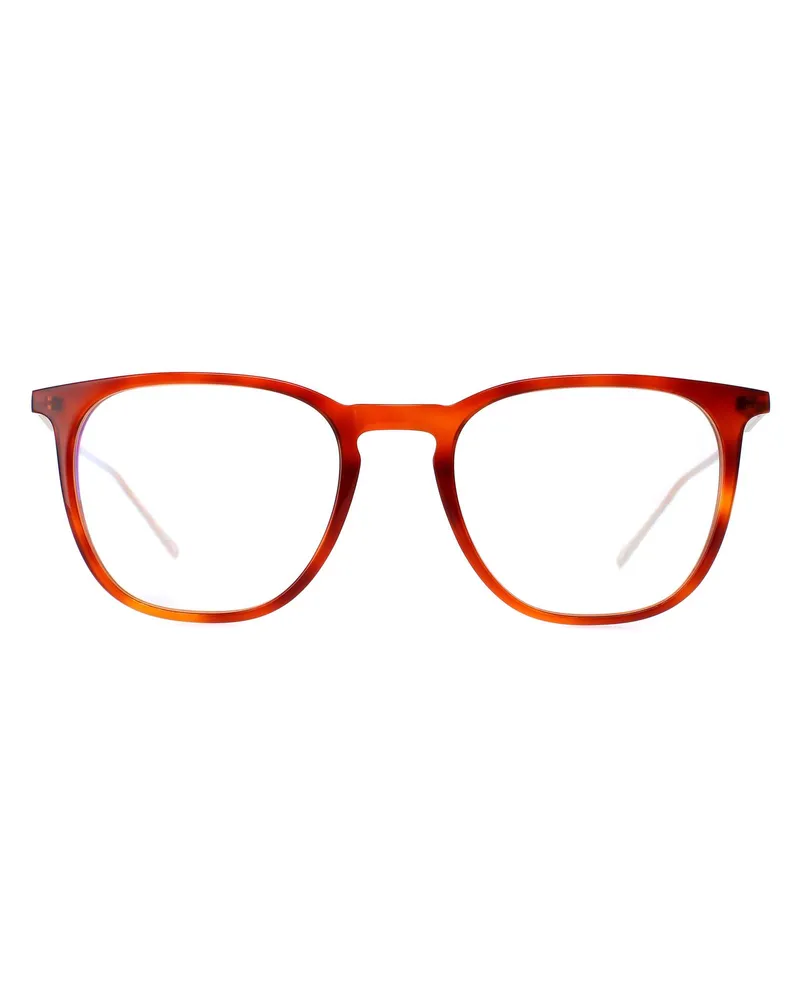 Lacoste Square Mens Light Tortoise Brille Braun