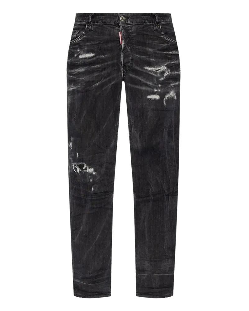Dsquared2 Skater-Jeans, Herren - Schwarz Schwarz