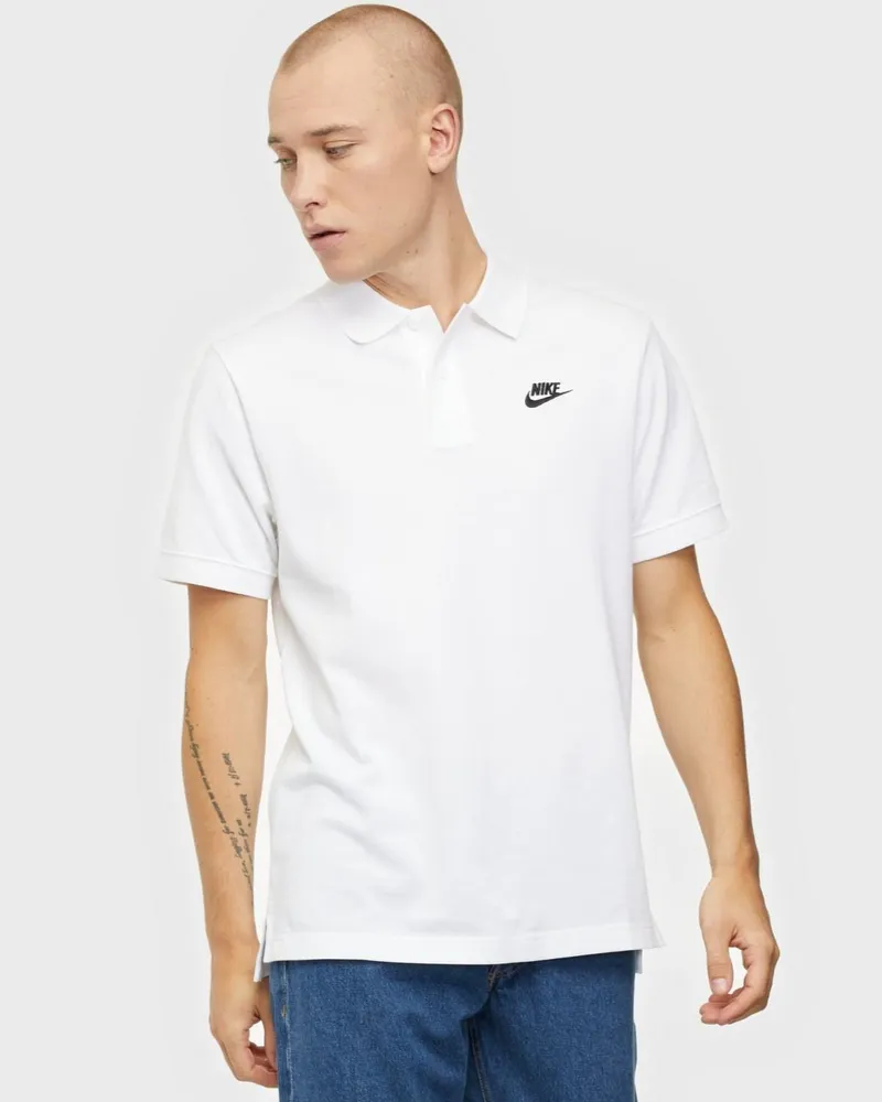 Nike Sportswear Club Herren-Poloshirt in Weiß Weiß