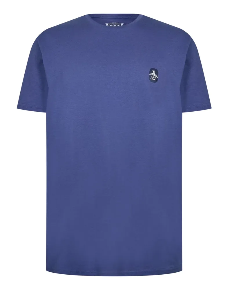 Original Penguin Basic" T-Shirt für Herren, Rundhalsausschnitt (Indigoblau Lila