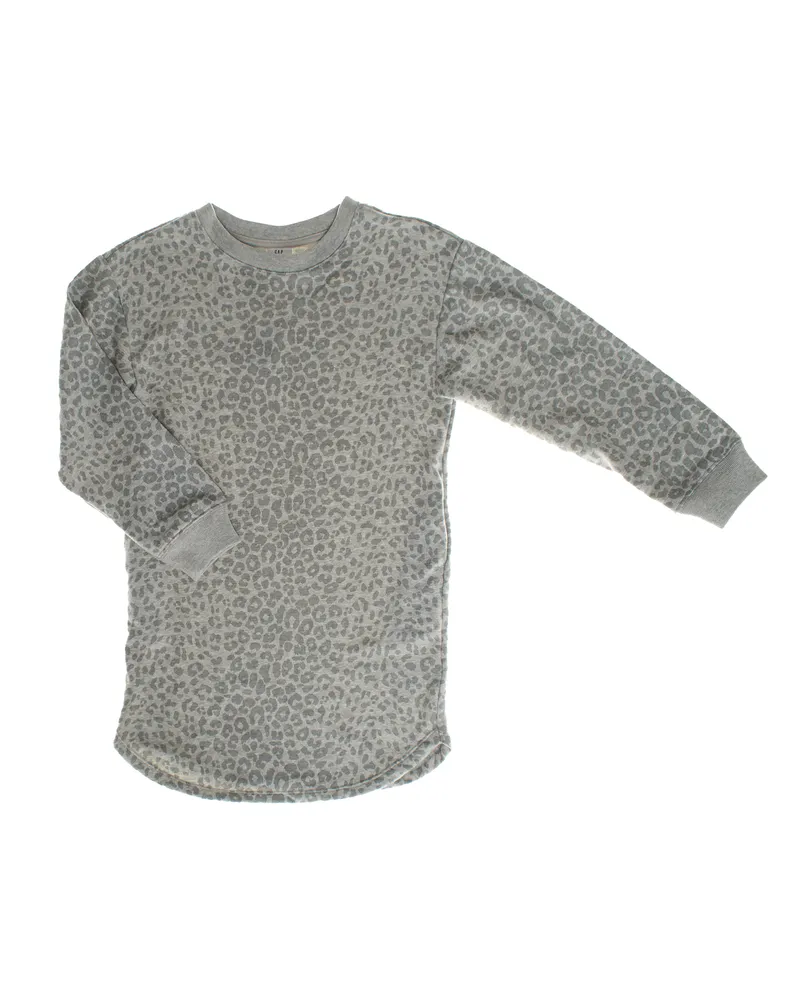GAP Rundhals Sweatshirtkleid 756387 Mädchen Grau