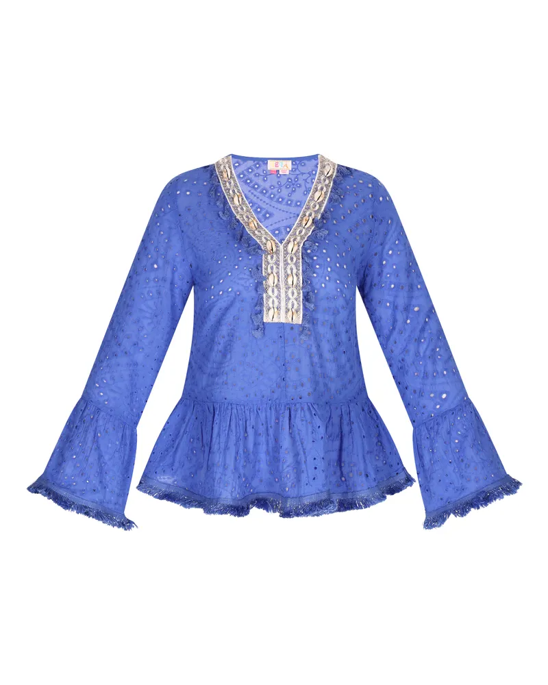 IZIA Bluse Damen KÖNIGSBLAU Blau