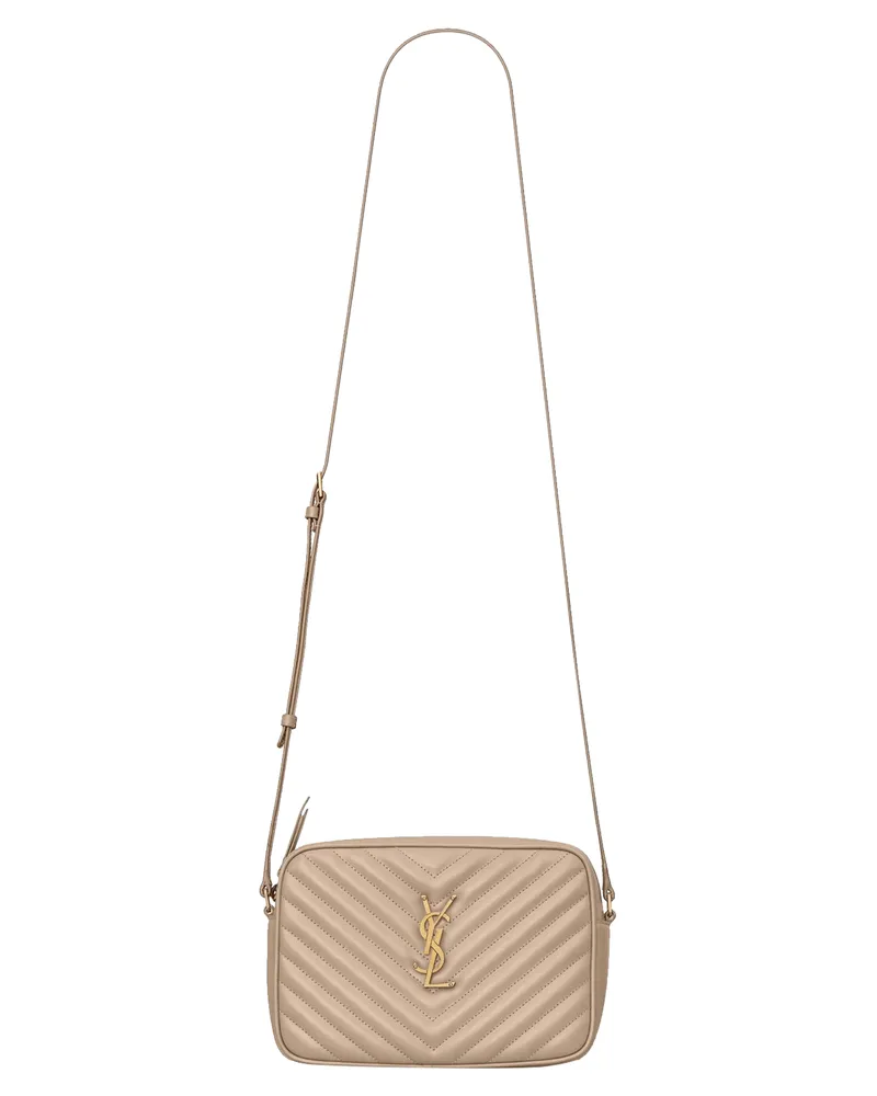 Saint Laurent Lou Kameratasche Beige