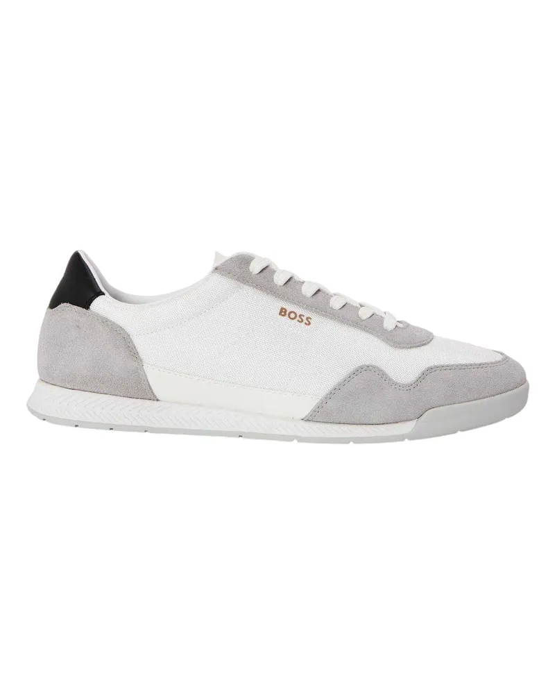 HUGO BOSS Titanium SL" Sneaker für Herren, Wildleder (Weiß Weiß