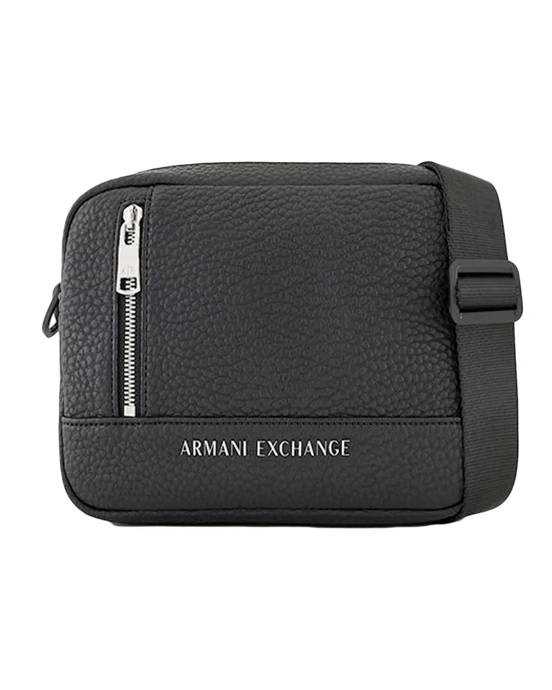 Armani Exchange Herren Umhängetasche Schwarz