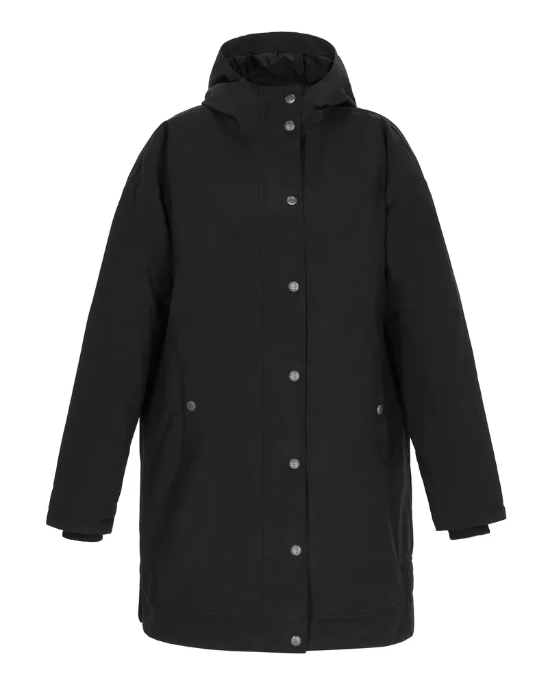 DreiMaster Mantel Frauen Schwarz Schwarz