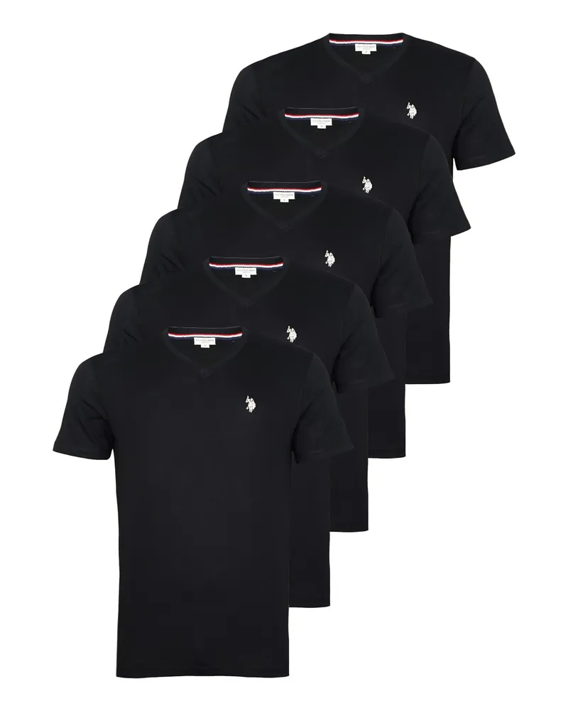 U.S. Polo Assn.  T-Shirt Schwarz