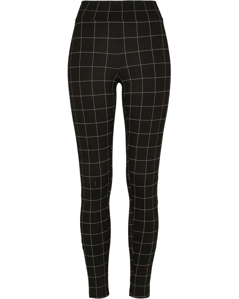 Urban Classics Leggings für Damen (Schwarz/Weiß Schwarz