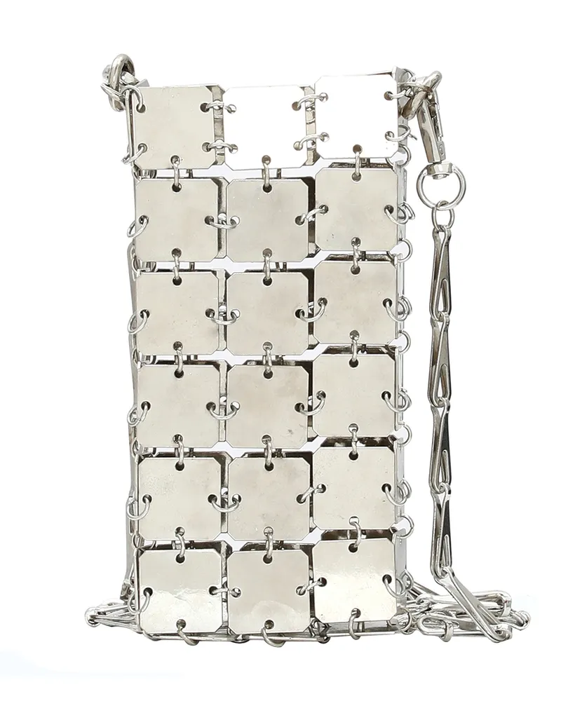 My Mo Handtasche Damen Silber Silber