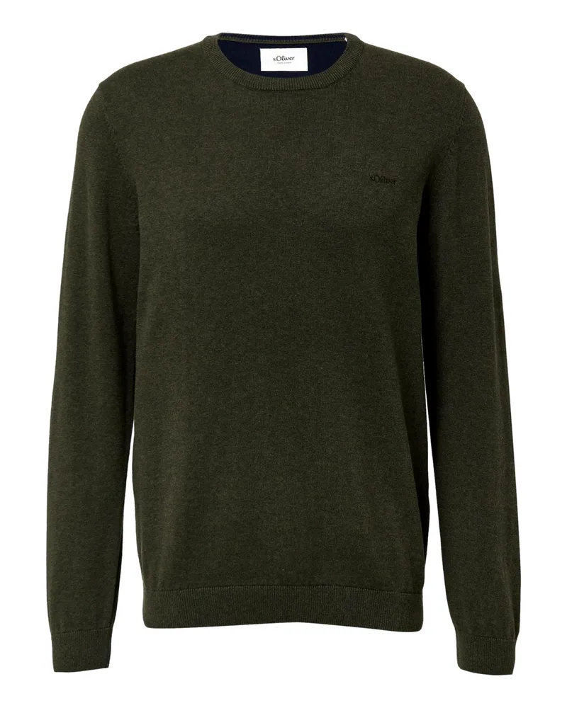 S.Oliver Pullover Dunkelgrün
