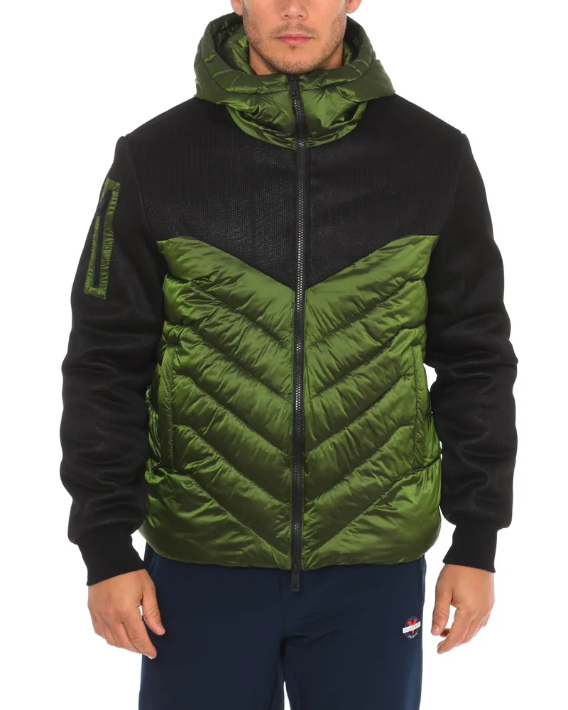 Vuarnet Wattierte Jacke mit Kapuze AMF21275 man Grün