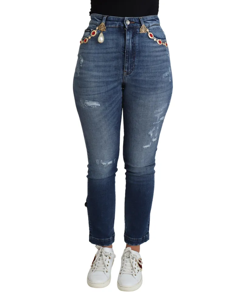 Dolce & Gabbana Dolce Gabbana Jeans Pan71561 Slim Fit Mittelblau