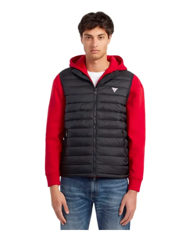 Guess Herrenpullover mit dreieckigem Motiv - Schwarz Schwarz