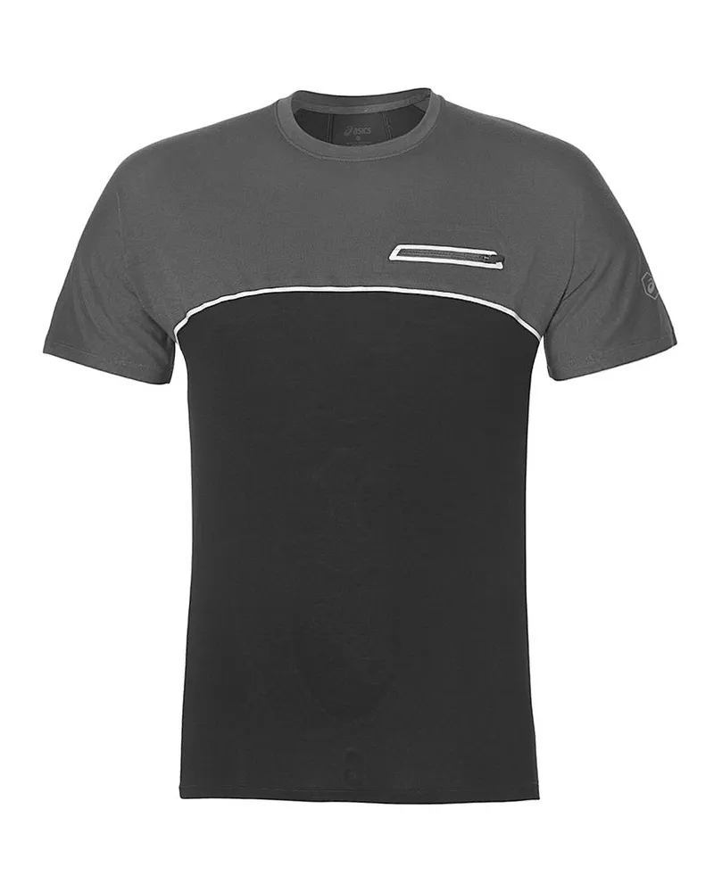 Asics Fuzex Mens Grey Reflective T-Shirt Grau
