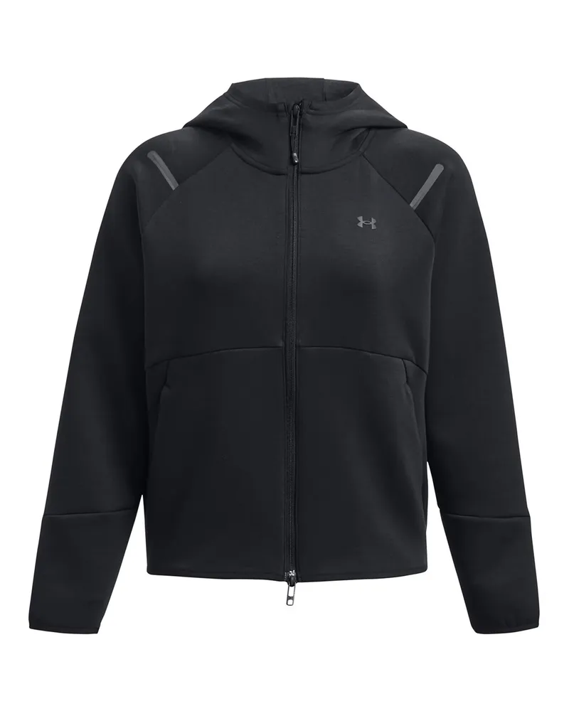 Under Armour Unstoppable" Sweatjacke für Damen (Schwarz Schwarz