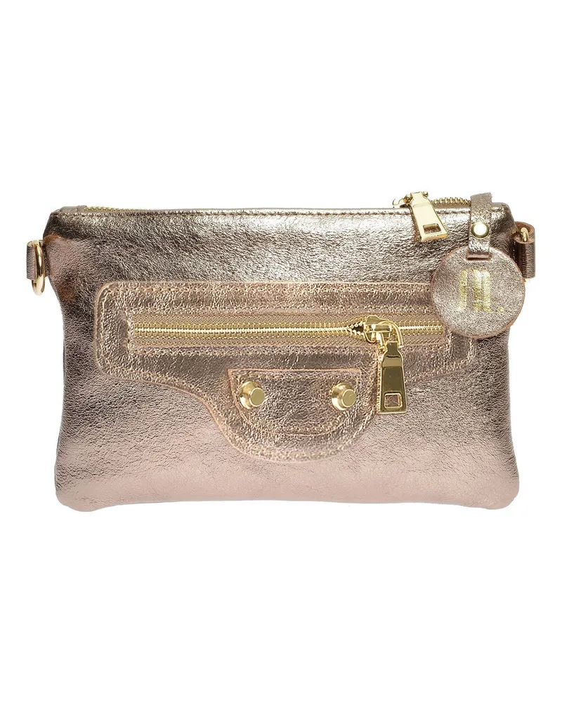 Anna Luchini Bronze Rindsledertasche Bronze