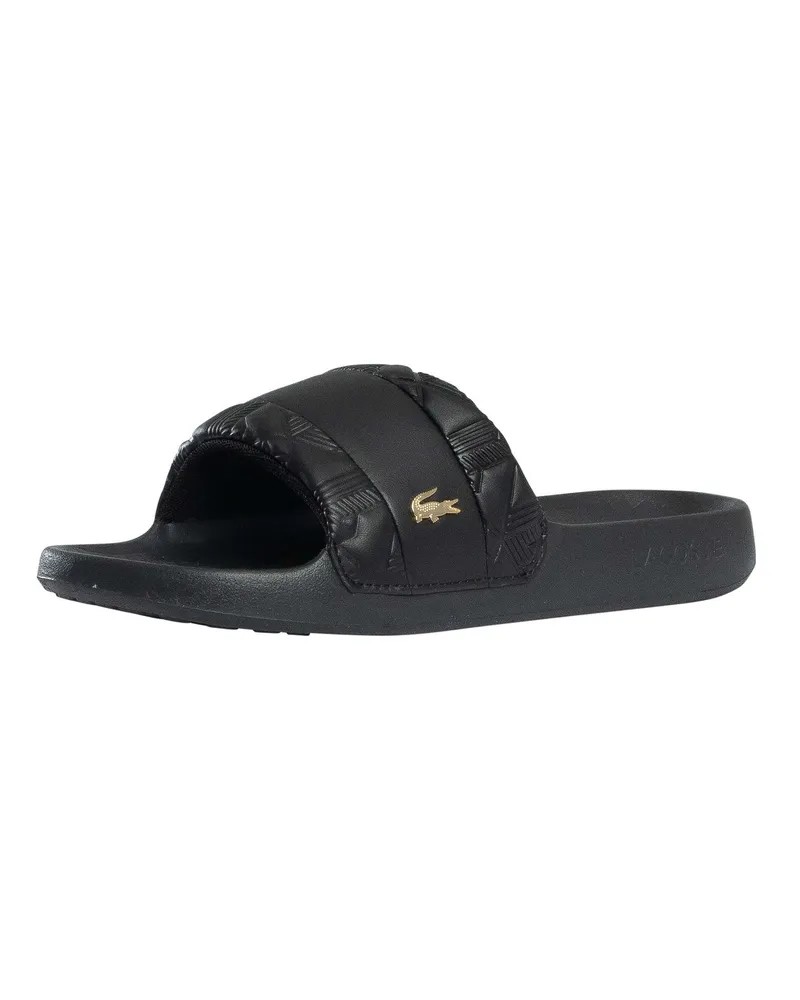 Lacoste Servieren Sie HYB 126 1 CMA Slider, Schwarz Schwarz
