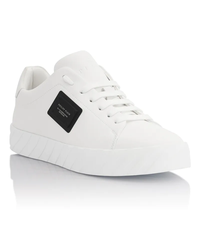 Philipp Plein Lo-Top Turnschuhe Placca Weiß