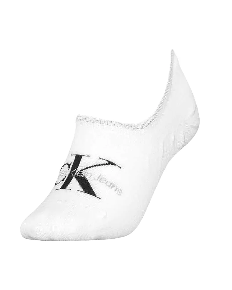 Calvin Klein Footie" No-Show-Socken für Damen, Baumwollmischung (Weiß Weiß