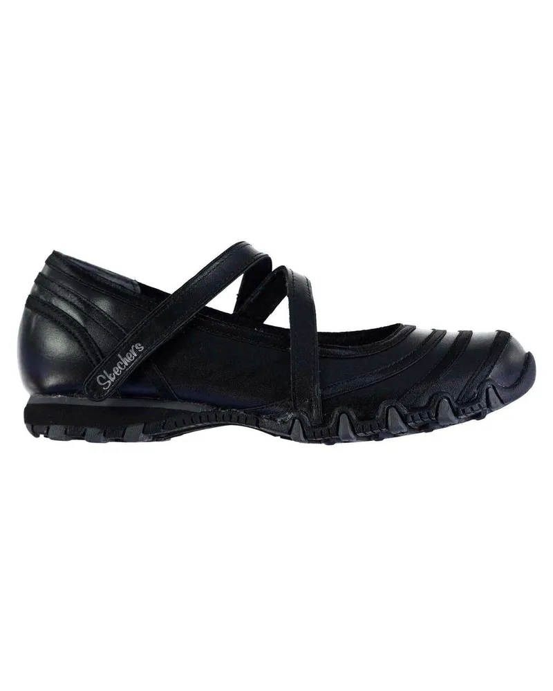 Skechers Riboneer" Schuhe für Damen, Leder, Memory-Schaum (Schwarz Schwarz