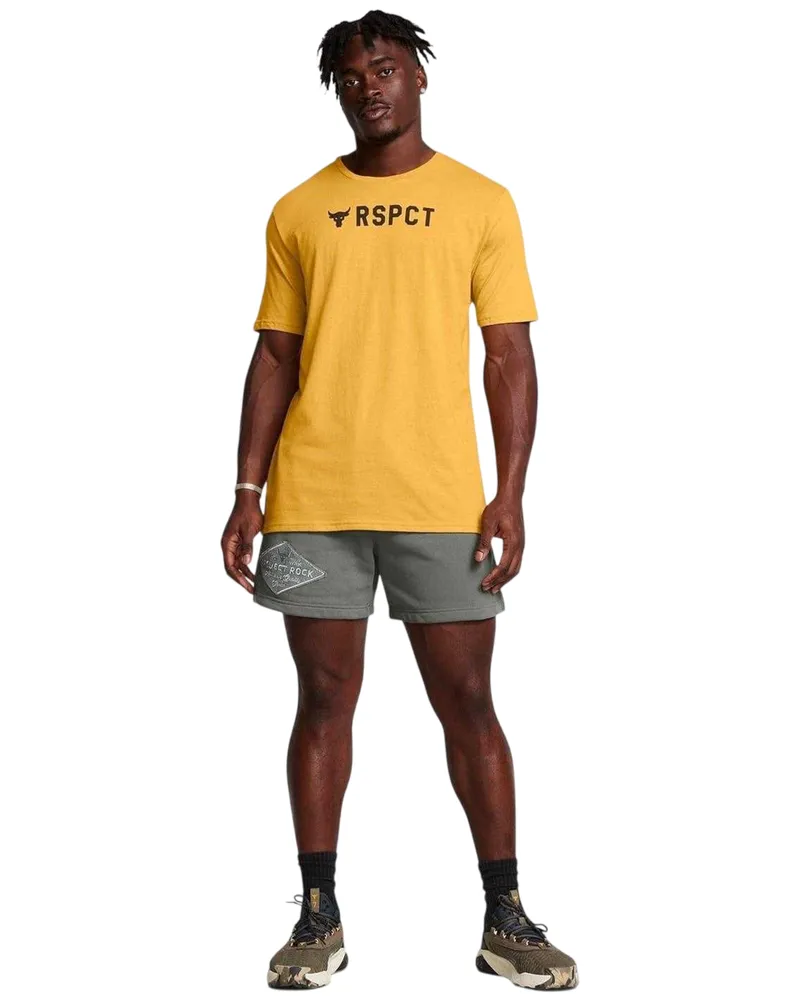 Under Armour Project Rock" Sweat-Shorts für Herren (Grün Grün