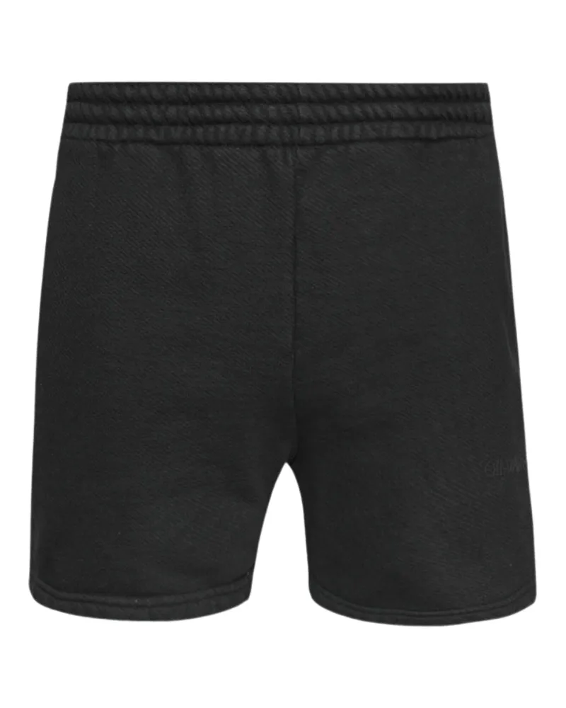 OFF-WHITE Bookish Laund Sommer-sweatshorts Schwarz Schwarz