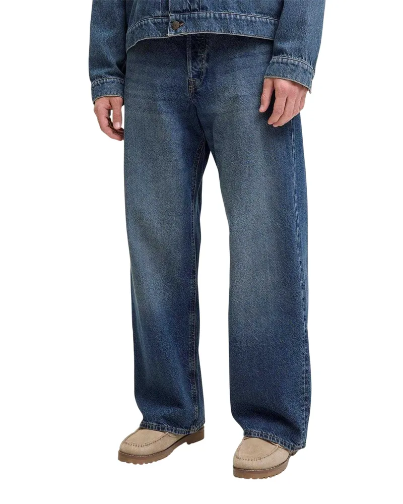 Jack & Jones Jack And Jones - "080" Jeans für Herren (Blaues Denim Mittelblau