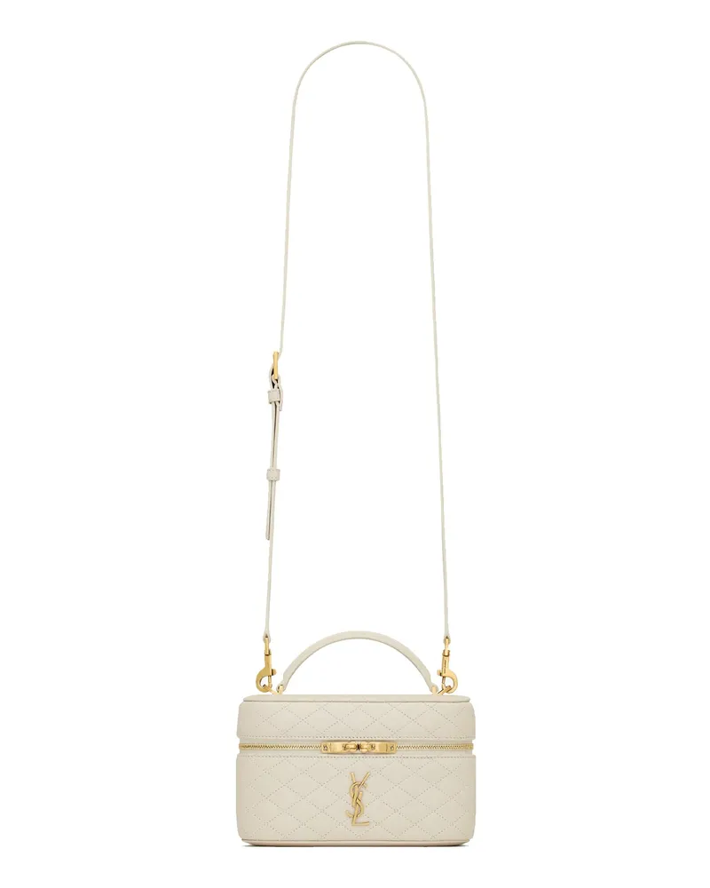 Saint Laurent Gaby Vanity-Tasche Weiß