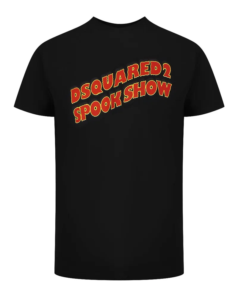 Dsquared2 Logo T-shirt Schwarz Schwarz