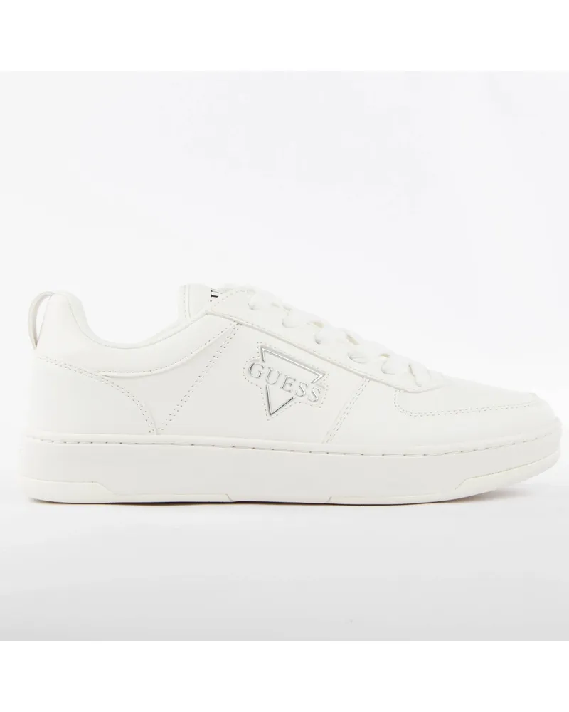Guess Men's Triangle G Sneaker - Weiß Weiß