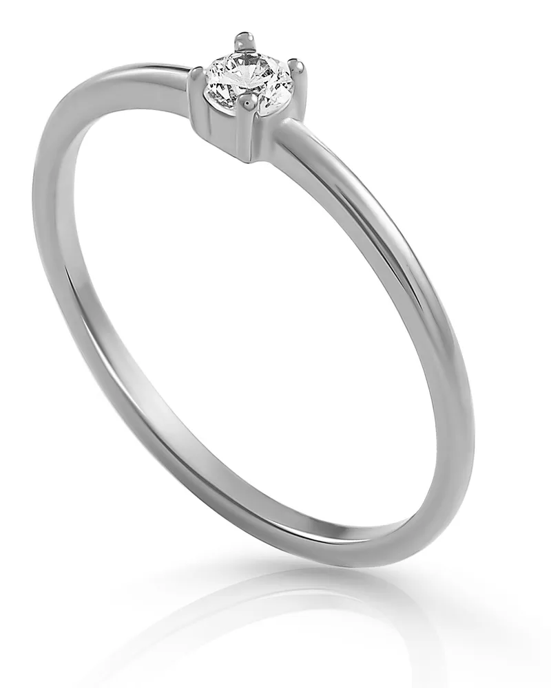 Orphelia Solitaire' Damenring aus 925er Sterlingsilber - Silber ZR-7527 Silber
