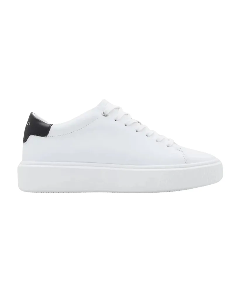 Ted Baker Lorieee Sneaker Aus Glattem Leder, Weiß Weiß