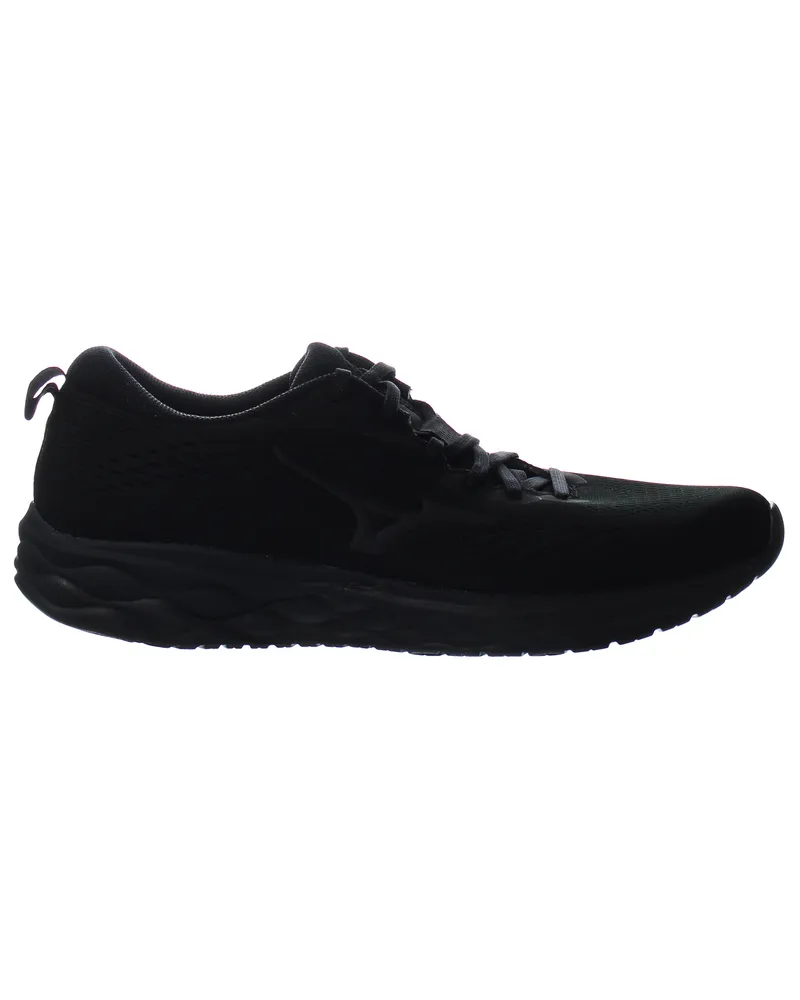 Mizuno Wave Revolt 2 Herren Schwarz Running Trainer Schwarz