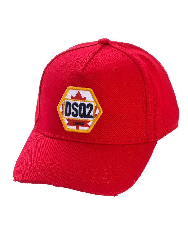 Dsquared2 Cap mit verstellbarem Riemen  BMC0583-05C00001 Herren Rot