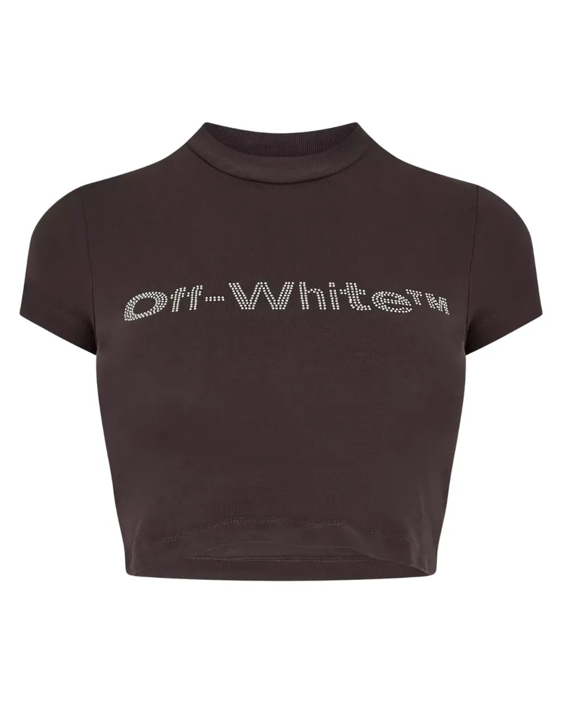 OFF-WHITE Bling Bounce 90s Fit Tee Dunkelgrau Grau
