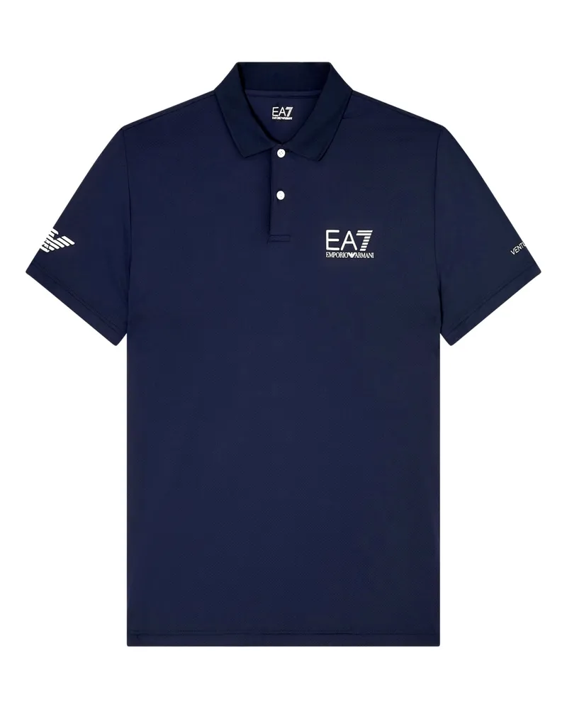 EA7 Poloshirt Dunkelblau