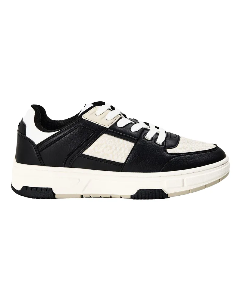 HUGO BOSS Yarrow Tenn" Sneaker für Herren, Plattform-Absatz (Holzkohle Anthrazit