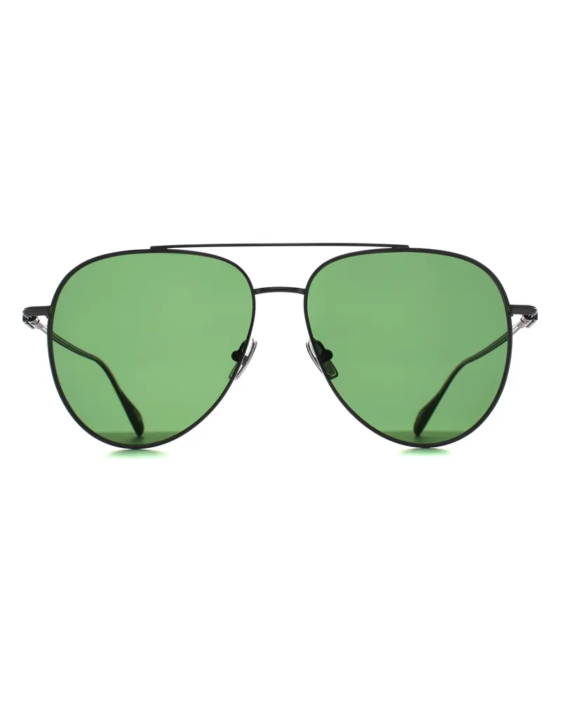 Ferragamo SF308S 044 leichte rutheniumgrüne Sonnenbrille Grau