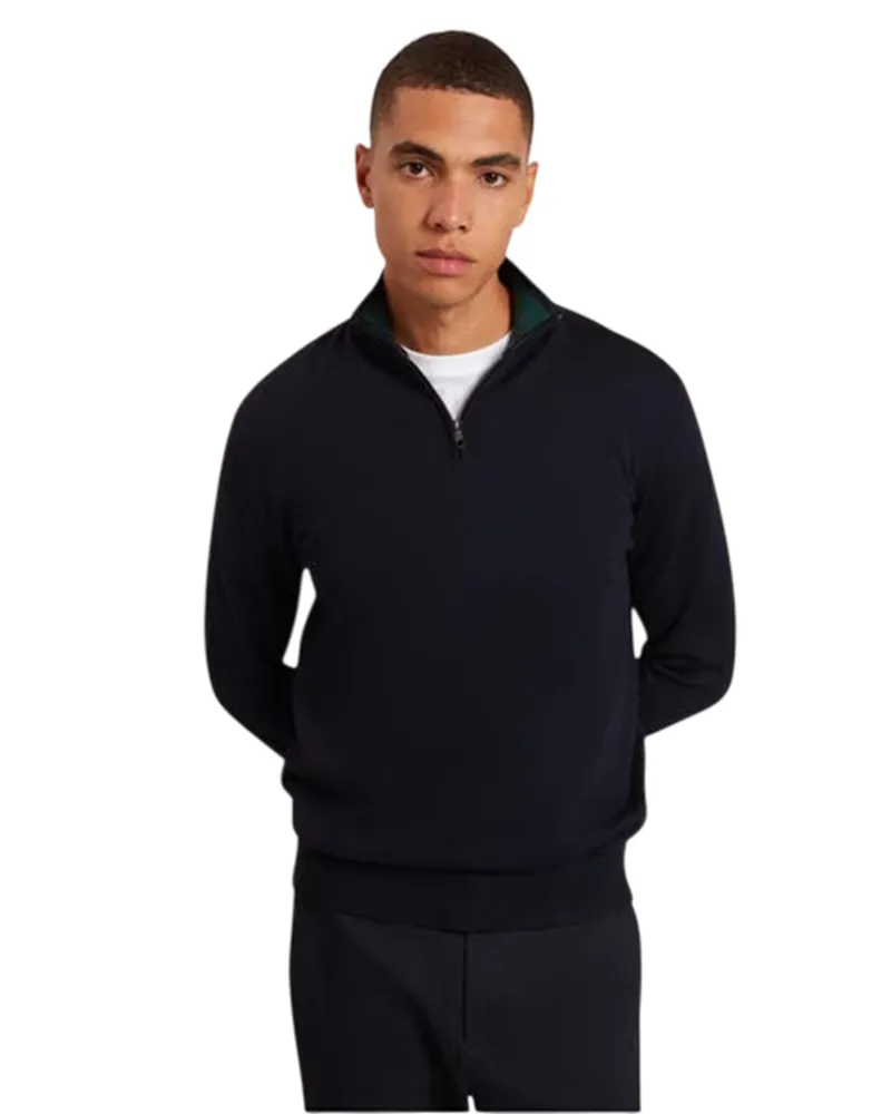 Ted Baker Pullover für Herren, Merinowolle (Marine Marineblau