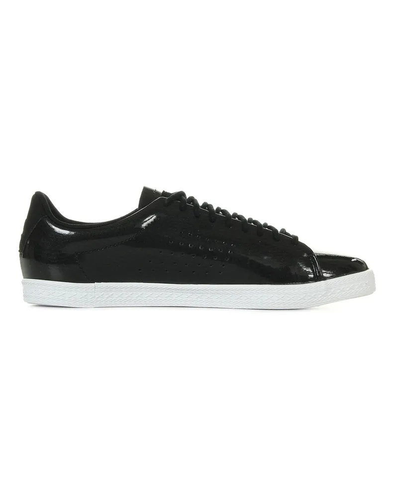 Le coq sportif Charline Coated S Womens Black Trainer Schwarz