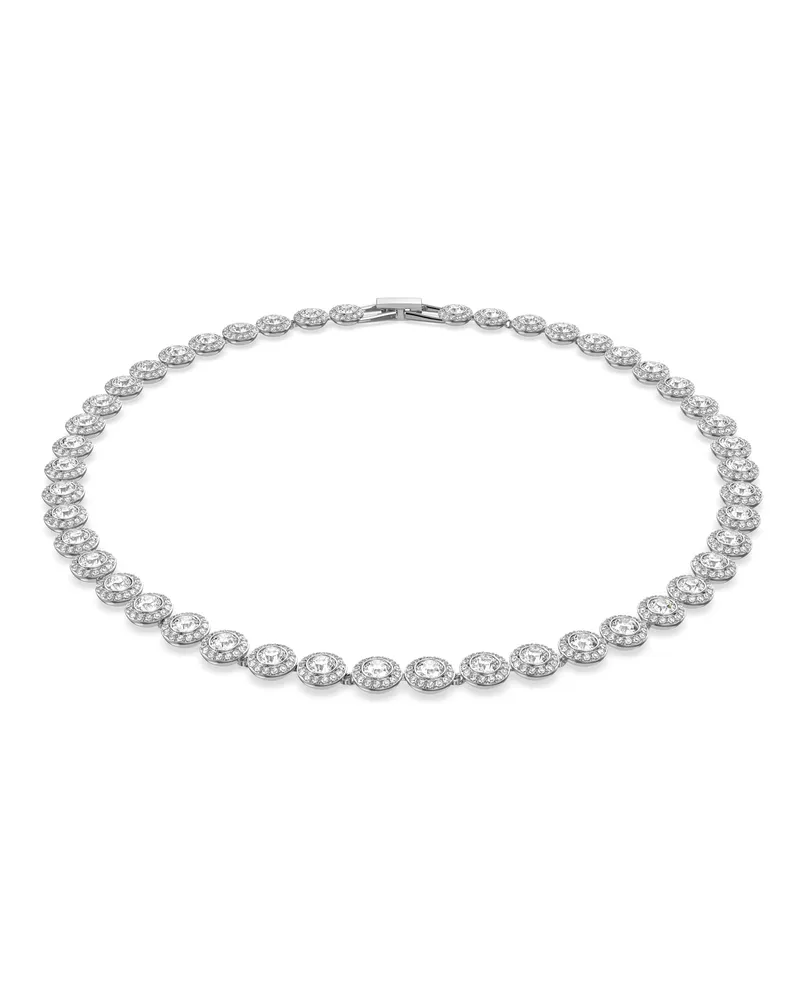 Swarovski Angelic' Damen-Halskette aus Basismetall - Silber 5117703 Silber