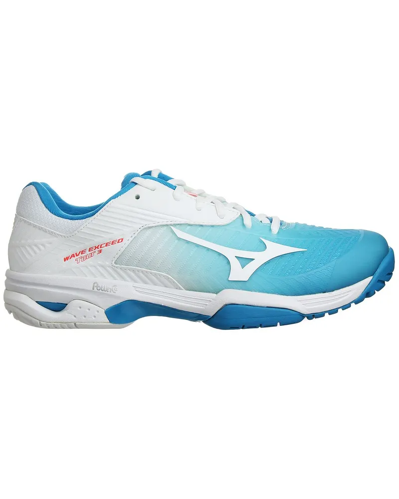 Mizuno Wave Exceed Tour 3 AC Damen Weiß Tennisschuhe Weiß
