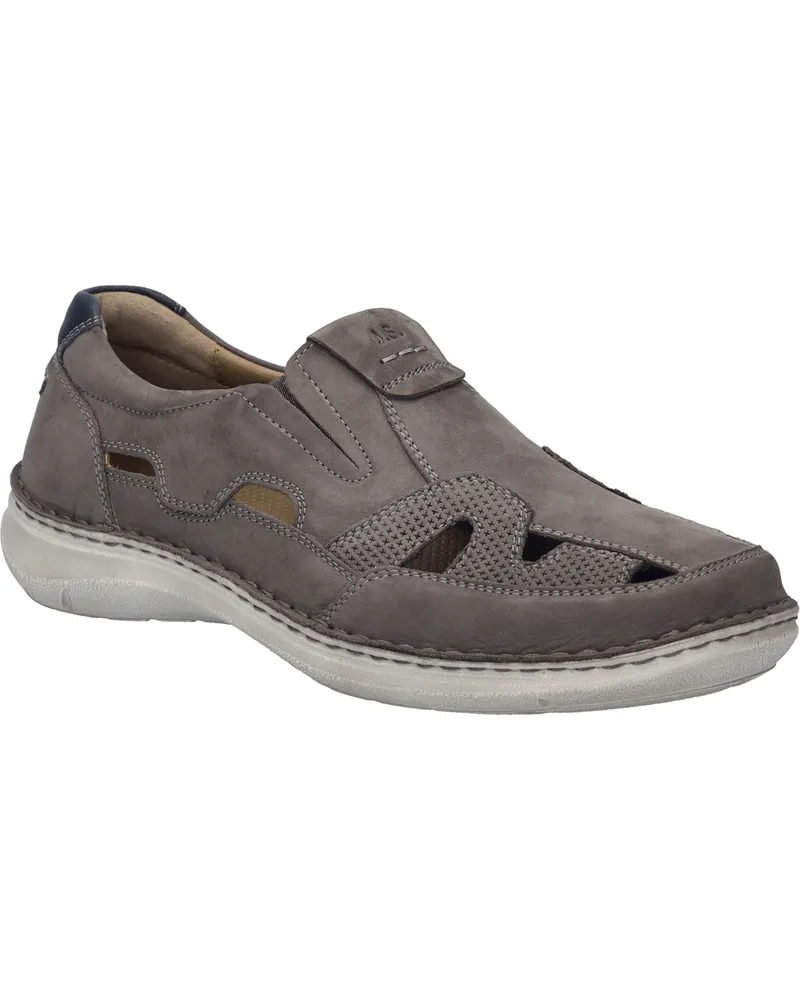 Josef Seibel Herren Slipper New Anvers 77 in asphalt Grau
