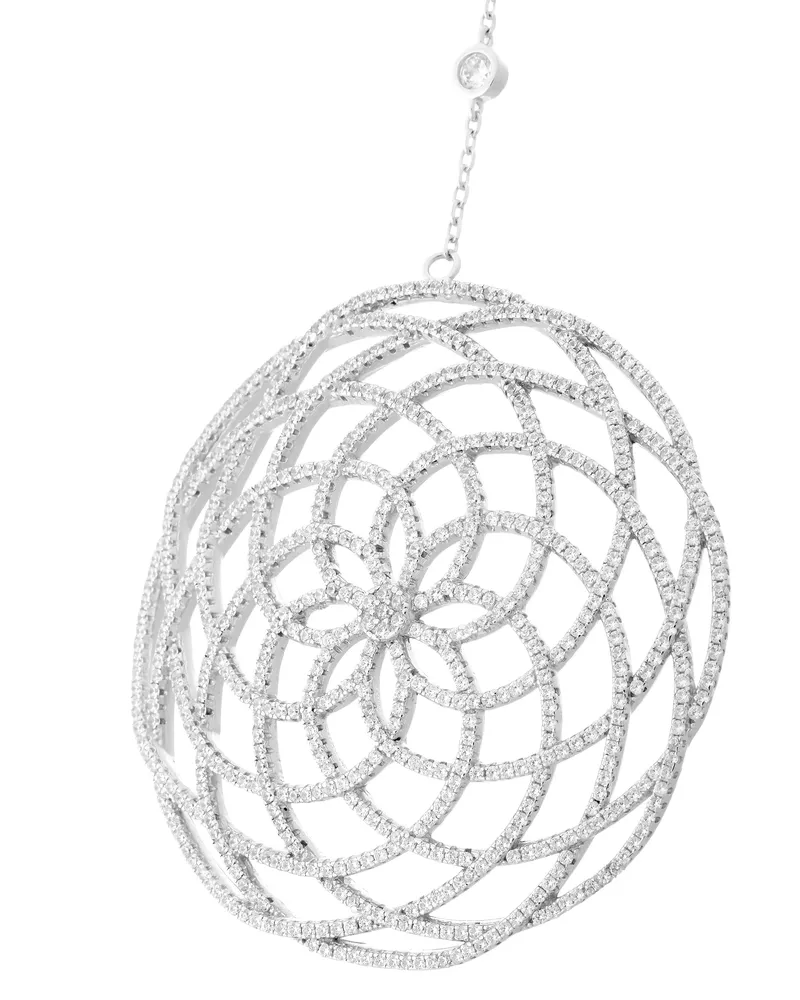 Orphelia Damen-Kette aus 925er Sterlingsilber mit Anhänger – Silber ZK-7215 Silber