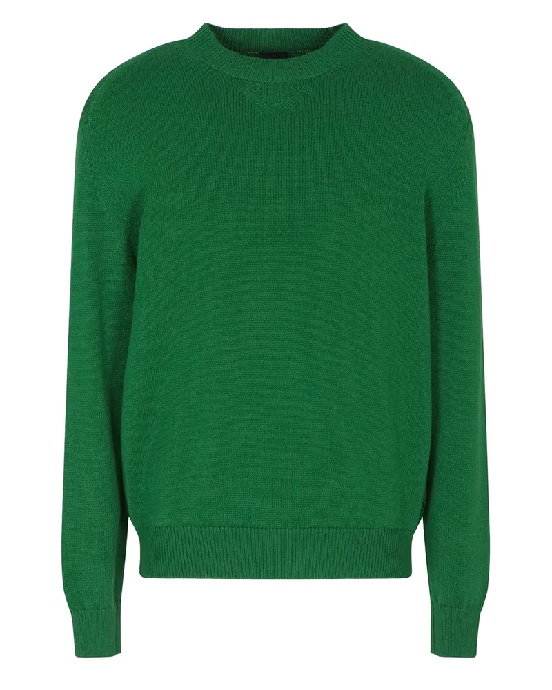 Armani Exchange Pullover für Herren/Damen Unisex, Rundhalsausschnitt, Langärmlig (Gartengrün Dunkelgrün
