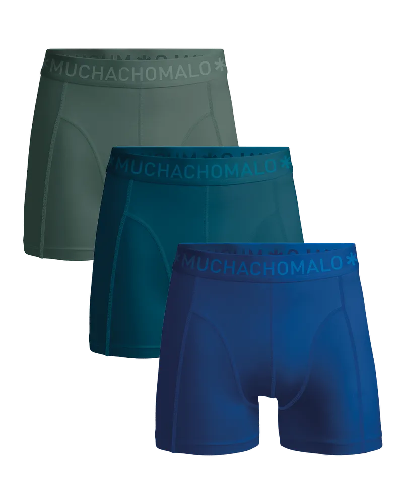 Muchachomalo Boxershorts, 3er-Pack, Herrenunterwäsche - Mehrfarbig Mehrfarbig