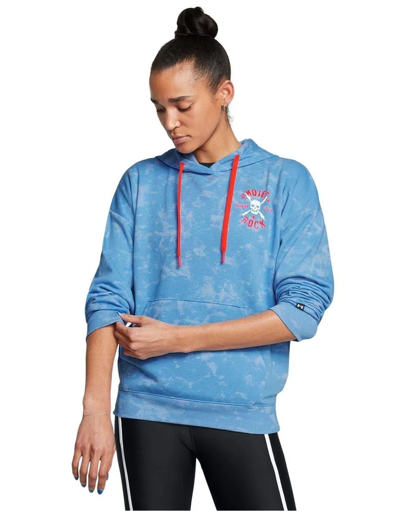 Under Armour Kapuzenpullover für Damen, Sweatshirt-Stoff, leger (Blau Blau