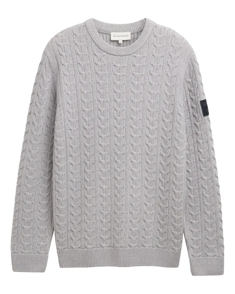 Tom Tailor Pullover Hellgrau